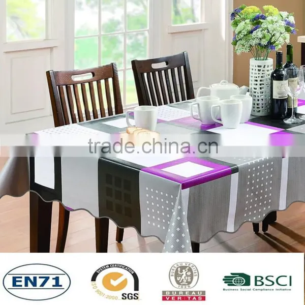 Beautiful Design Pvc Coated Cotton Tablecloths photo-4