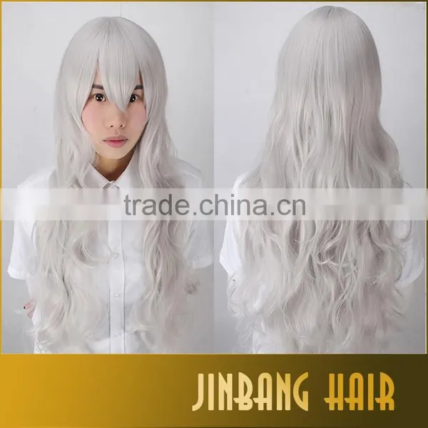2016 Hot Sale Cheap Good Quality Synthetic Cosplay Wigs 80cm Long Wavy Female Fashion Looking Wigs of for Sale photo-5