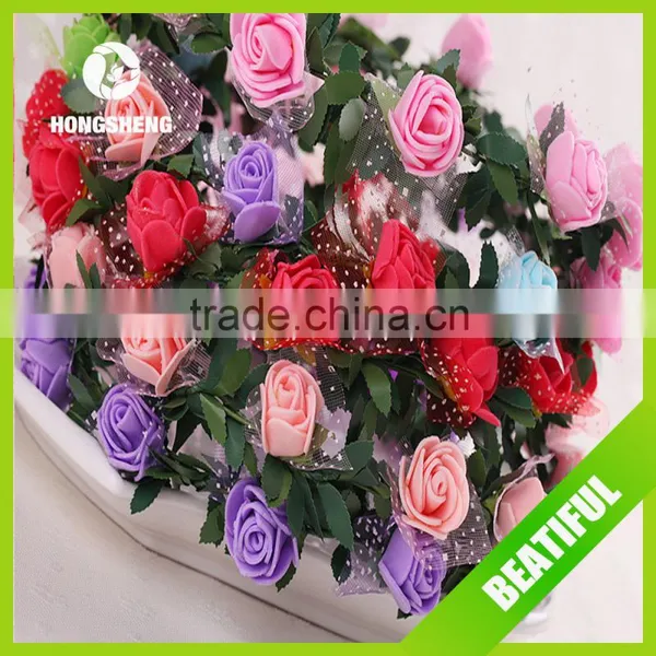 Beatiful and Cheap Flower Wreath for Headband or Hat Artificial Flower Flower Crown