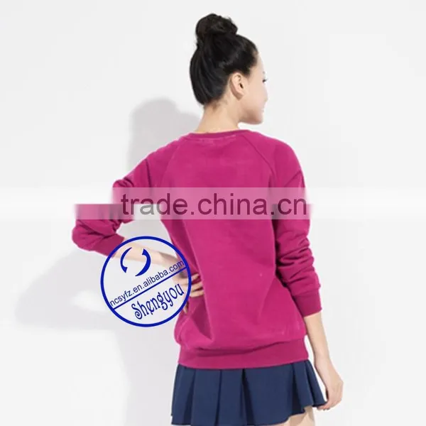 Made in China Womens Crewneck Custom Printed Sweatshirt photo-5