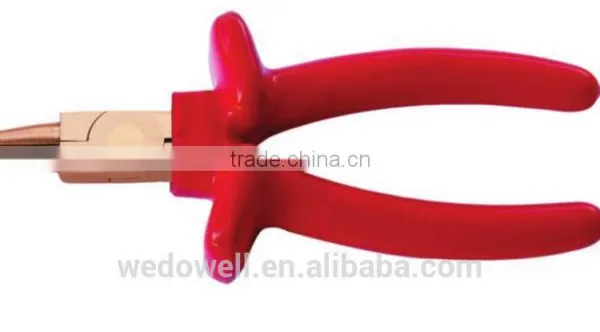 China Manufacturer Non Sparking Insulated Round Nose Pliers With All Sizes photo-2