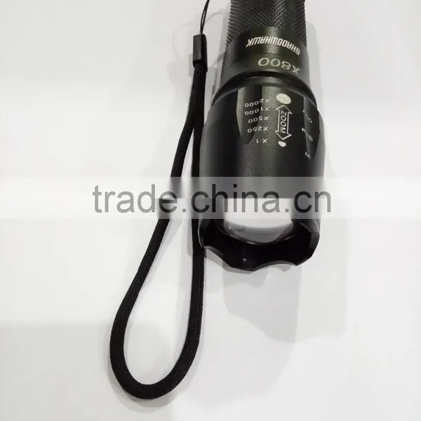 2016 Best Design Ultrafire Cool High Power Zoomable Torch Led Flashlight With Five Modes photo-4