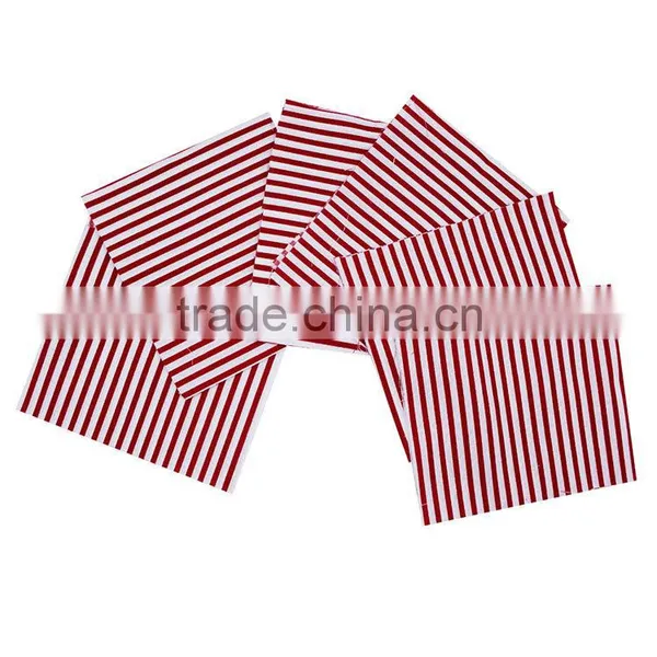 Red Colour Cross Grain Cotton DIY Fabric photo-3