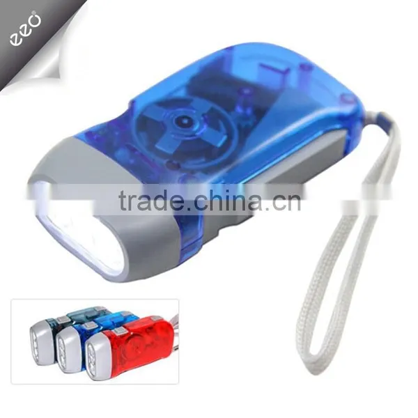 3 Led Hand-press Dynamo Torch,really Charger Flashlight photo-3