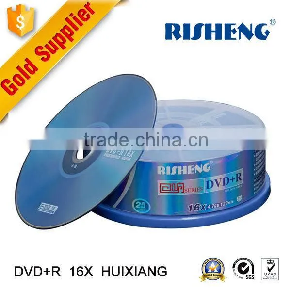 RISENG Blank 16x 4.7GB 120MINs Dvd Virgin/printed Dvd Media Wholesale/cheap Blank Dvds Cakebox Package photo-2