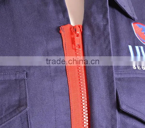 OEM Men's VISA Cotton Short Sleeve Coverall Workwear photo-4