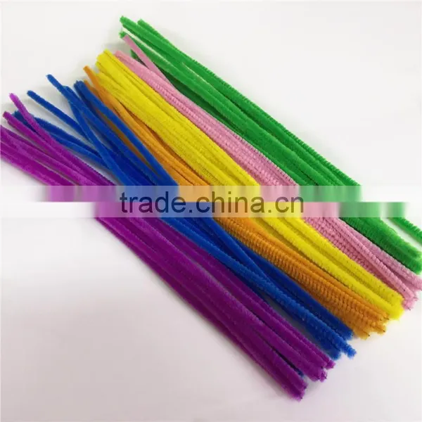 Factory Supply DIY Crafts 0.6*30cm Pipe Cleaners Chenille Stems Toys for Kids or Wedding Party Decoration photo-4