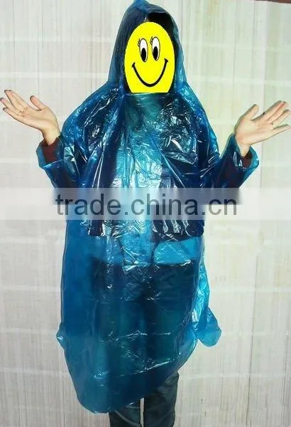 The Single Use Rainponchos Clear PE Dispsable Rain Ponchos