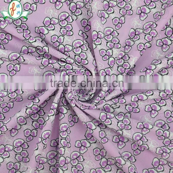 New Product Floral Print Fabric 4 Way Stretch Small Flower Fabric Beauty Lingerie Fabric Wholesale