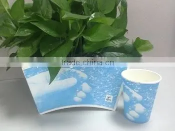 Sing pe Coated Disposable Paper Cup Sheet,paper Cup Fan photo-5