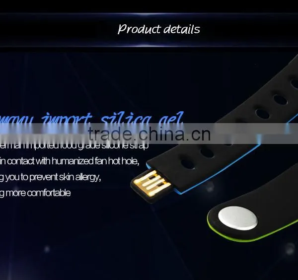 Waterproof Bluetooth Bracelet/Bluetooth Smart Wristband 2016 for Android photo-3