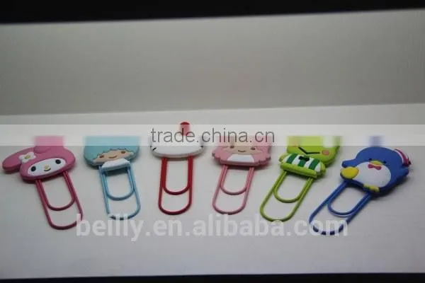 Whosale Nice Design Silicone Bookmark Fancy Bookmark