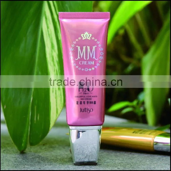 Oval Tube 40ml Cosmetic Packaging Tube Acrylic Cap