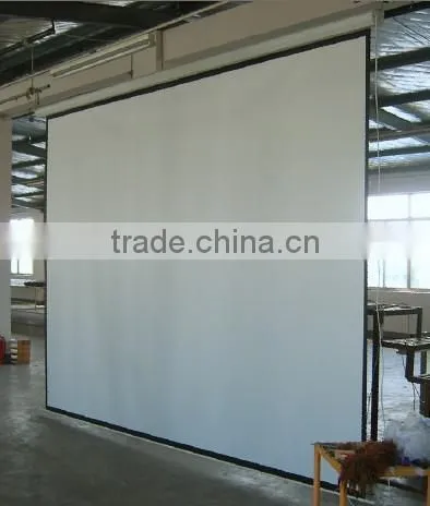 100"(16:9) Remote Electric Wall Mount Projector Screen photo-2