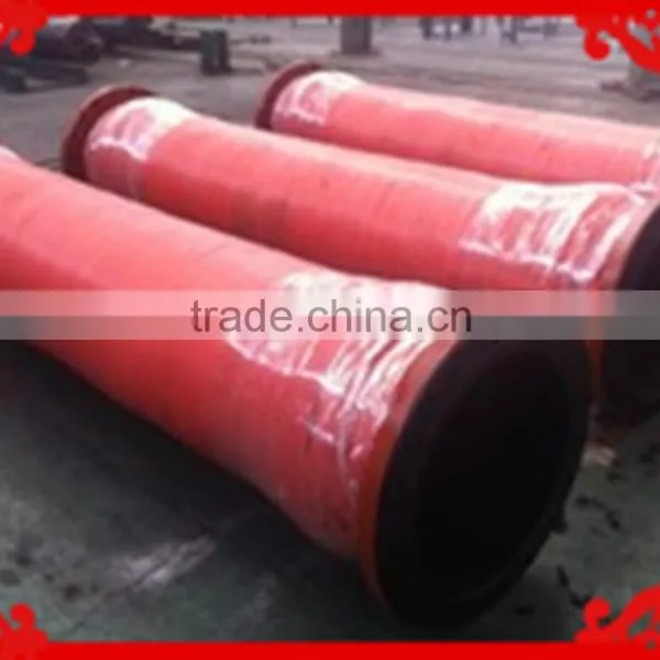 Highly Abrasive Flanged Nipple Type Large Diameter Suction Dredging Hose photo-3
