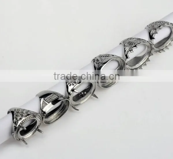 Indonesia Men Gemstone Rings Titanium Ring Gemstone photo-4