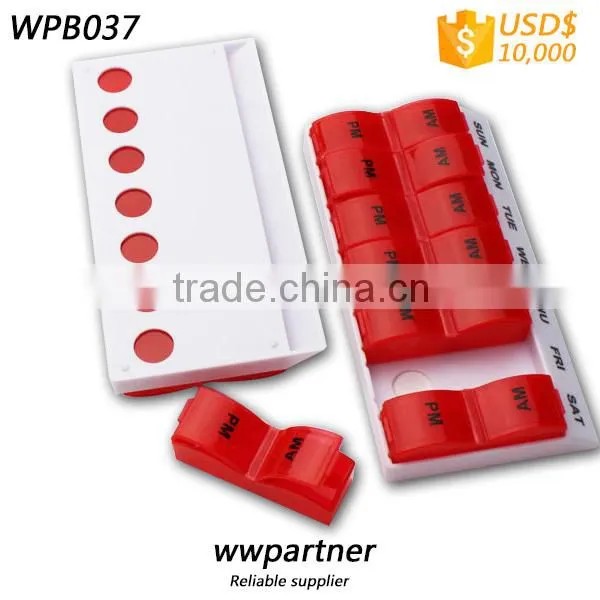 Plastic Religious Pill Box Weekly 7 Days photo-4