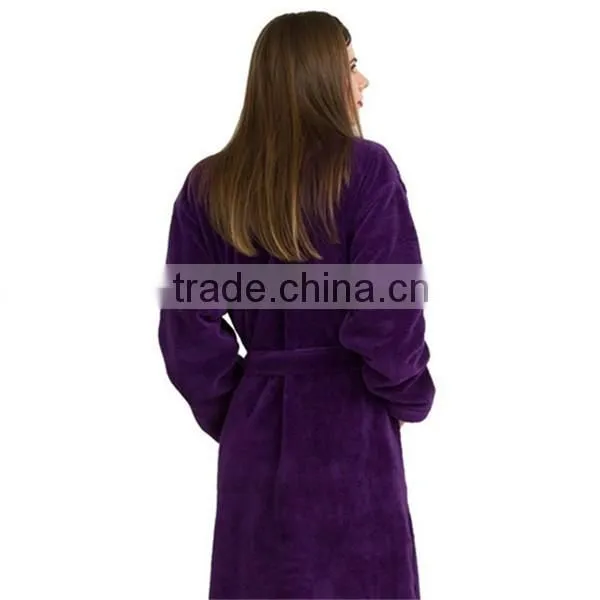 Microfiber Coral Fleece Bathrobe/Bathrobe/Microfiber Towel photo-5