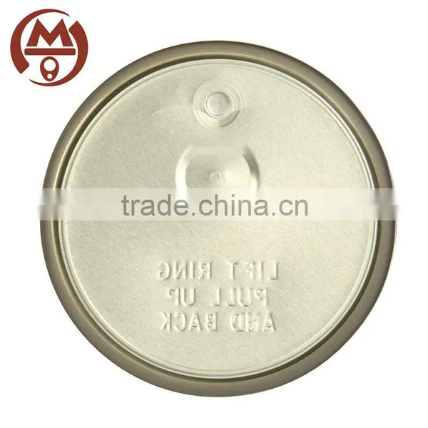 Canned Food Packaging 65mm 211# Full Open Aluminum Can Easy Open Lid photo-2
