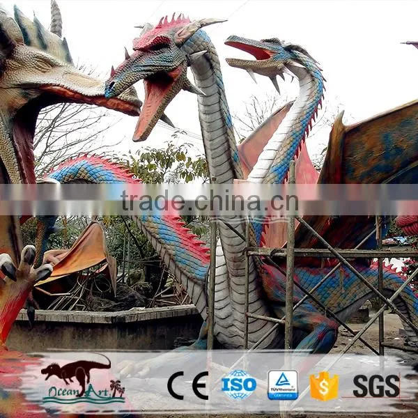 Animatronic Dinosaur Park Dragon Western Dragon For Theme Park photo-4