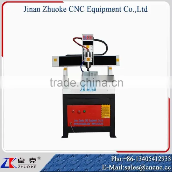 Cheap 4 Axis CNC Carving Machine For Aluminum Copper Acrylic ZK-6060 With Ball Screw Transmission&Linear Square Guide Way photo-3