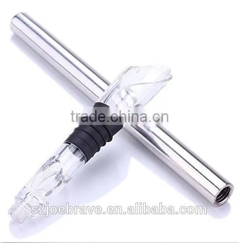 Wine Chiller Cooler Stick 3-in-1 Stainless Steel Wine Bottle Pourer Cooler Stick With Pourer Spout photo-3