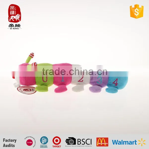 China Manufacture Baby Education Toy Plush Caterpillar Toys photo-4