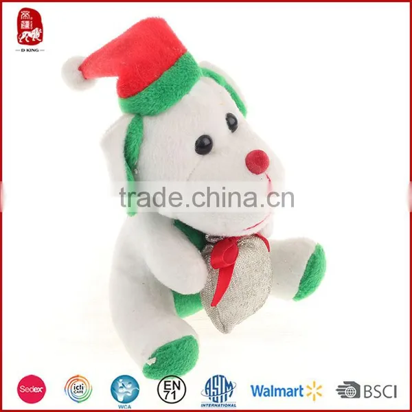 Wholesale Custom Cheap Christmas Products Plush Toys Stuffed Toy Dog photo-2
