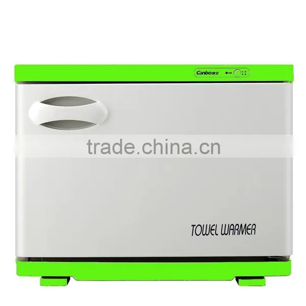 Combination Towel Warmer Cabinet Wet Towel Warmer Towel Warmer Machine and UV Sterilizer in Green/White