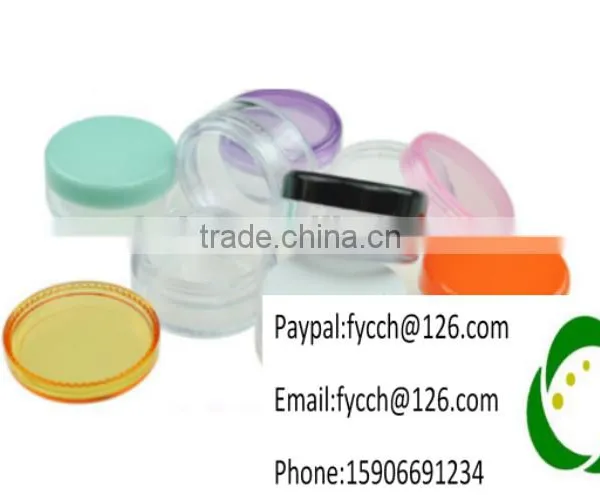 3g Green Plastic Jar Container With Plastic Lid Cap photo-3