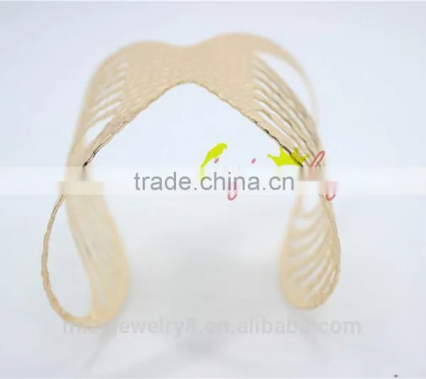 Knot Shape Gold Plated With Hollow Out Cuff Bracelet Bangle Party Gift Fashion Jewelry for 2016 New Accessory photo-3