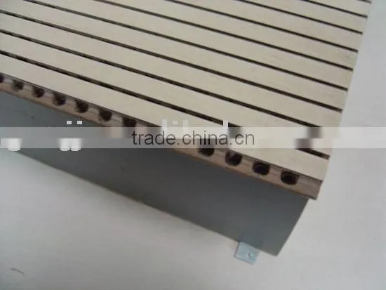 Wooden Perforated Acoustic Structure