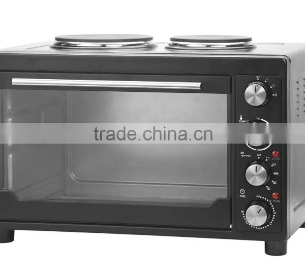CE,CB,ETL,GS,RoHS Large Capacity 45L Toaster Oven Baking Electric Convection Oven With Hotplates