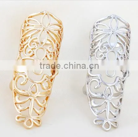 Top Quality Long Hollow Knuckle Ring for Women