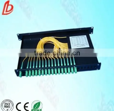 Rack Mount 1x16 Fiber Optical Splitter ,plc Fiber Optic Splitter