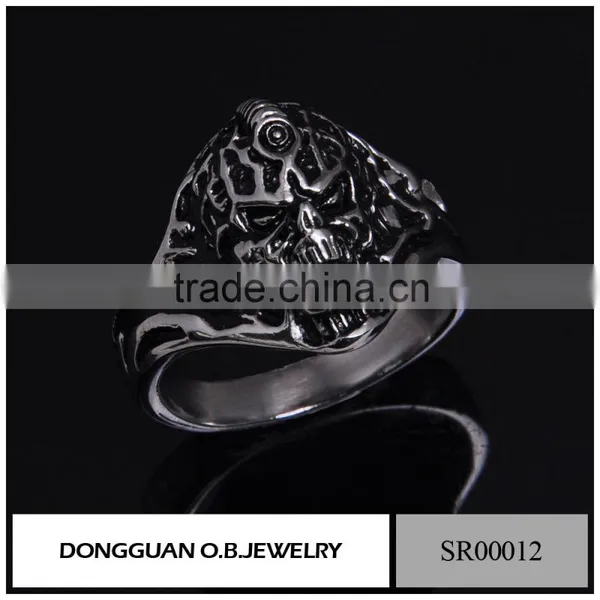Stainless Steel Skull Rings, The Expendables Skull Ring/Wholesale Prices Stianless Steel Jewelry Skull Fashion Ring photo-6