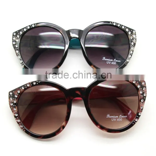Good Quality and Competitive Price Hand Made With Diamond Round Sunglasses photo-3