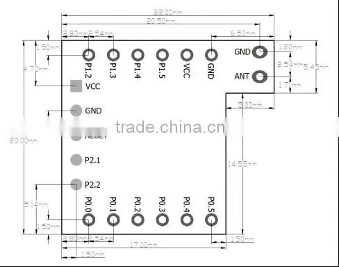 Cc1110 Module 433mhz rf Module Wireless Module SOC 8051 photo-2