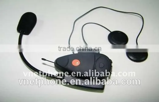 2 Way Intercom Walkie Talkie Bluetooth Earphone With FM