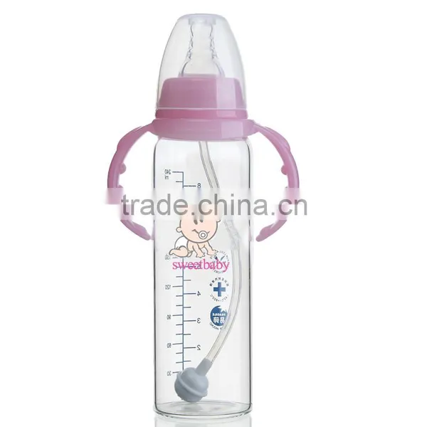 150ml Standard Size High Borosilicate Glass Baby Feeding Bottle photo-6