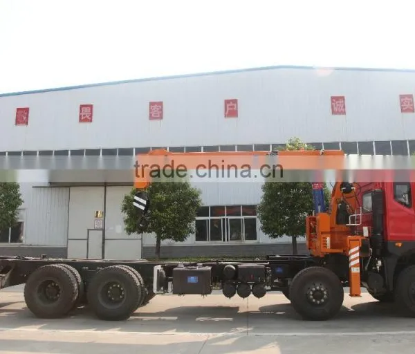 10ton Timber Crane on Truck, Model No.: SQ10S4, Hydraulic Crane With Telescopic Arms
