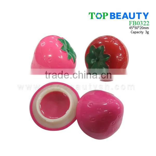 FB0322-2 Strawberry Shape Organic Lip Balm photo-2