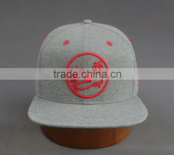 Customized 100% Cotton Twill 6-panel Snapback Cap With Embroidery Logo photo-2
