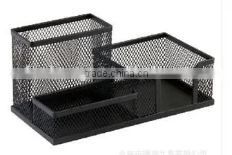 NEW Mesh Cube Metal Stand Combination Holder Desktop Accessories Stationery Organizer Pen Pencil Office Supplies Pen Holder