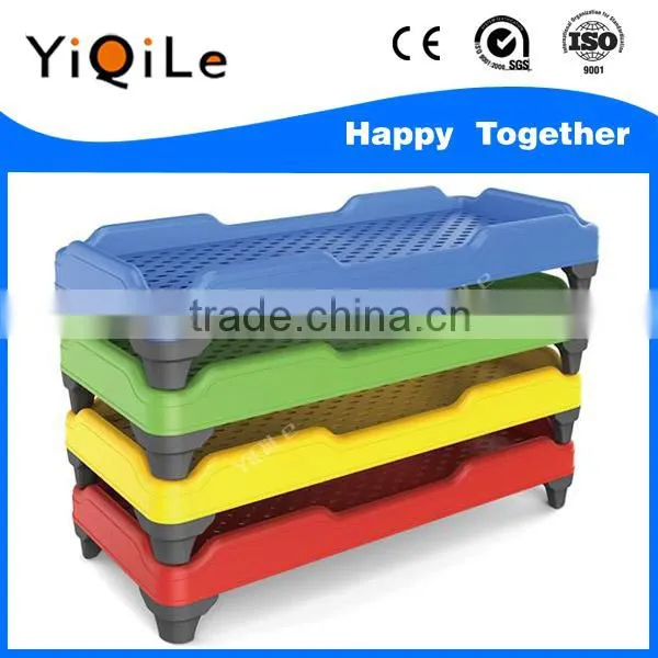 Wholesale Foldable High Quality Cheap Price Plastic Bed for Kids in Kindergarten photo-5