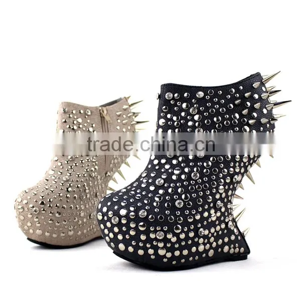 Latest Style Metal Brass Clear Stone Rivet Crystal Rivets for Leather photo-6
