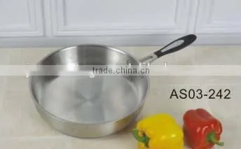 Modern Kitchen Cabinet Designs 8pcs Stainless Steel Cookware Set With Silicon Handle Including Milk Pot photo-6