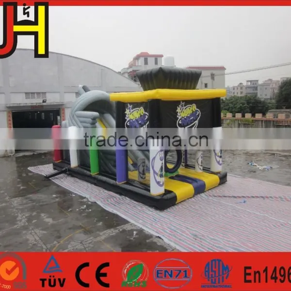 Newest Inflatable Amusement Slide, Inflatable Slide Plane Type Bouncy Combo photo-4