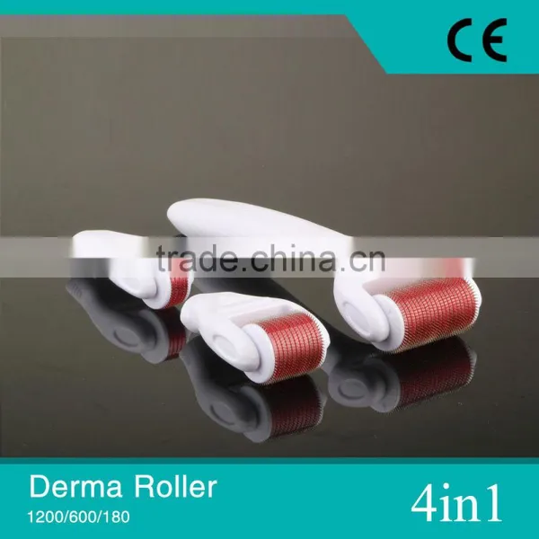 Stretch Mark Removal Derma Roller Home Use Derma Roller Kit 300/720/1200 Stainless Micro Needling Derma Roller 4 in 1 photo-2