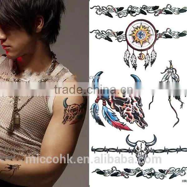 2016 Best Price Flash Tattoos Foil Gold Temporary Tattoo Sticker photo-2